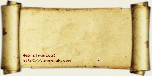 Elena Pjanić vizit kartica